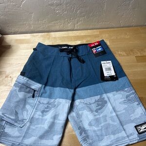 New Pelagic Youth Blue WaterYouth Boardshorts Size 25